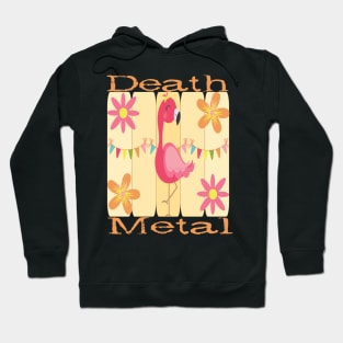 Flamingo Death Metal Hoodie